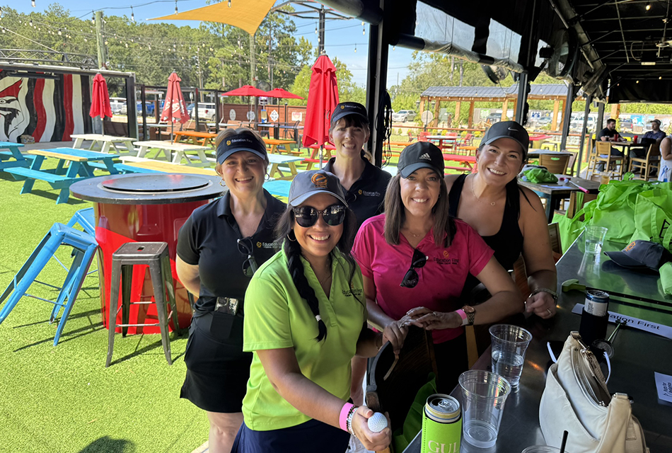 Group of women at Putts for Pediatrics 2026