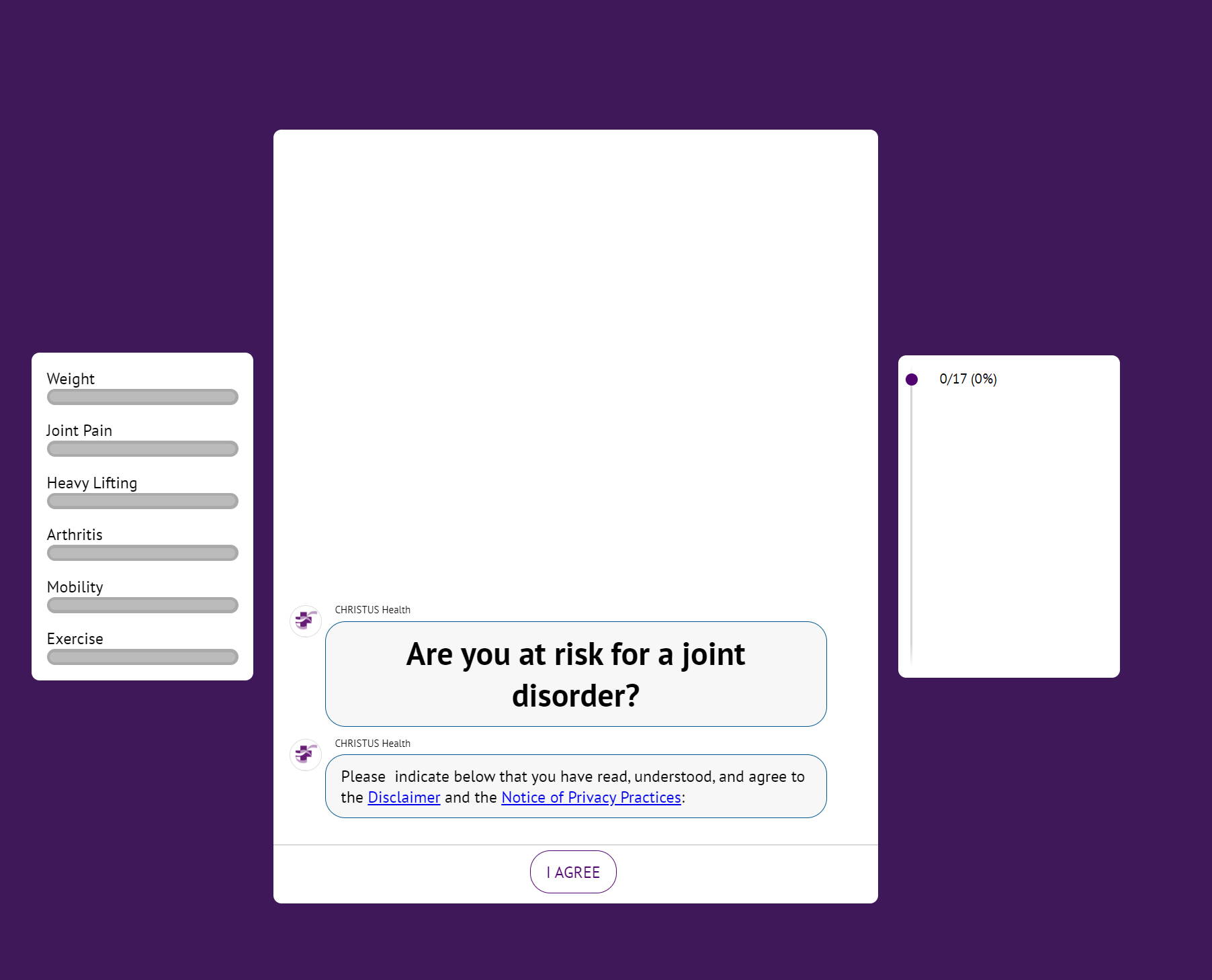 A joint disorder aware assessment